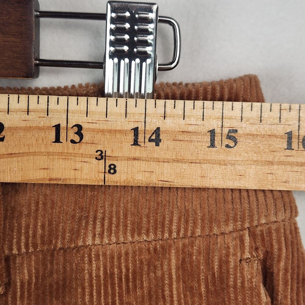 Boden Flare High Rise Corduroy Pants Dark Tan UK 14R US 10R R0180 NWT - Picture 14 of 16